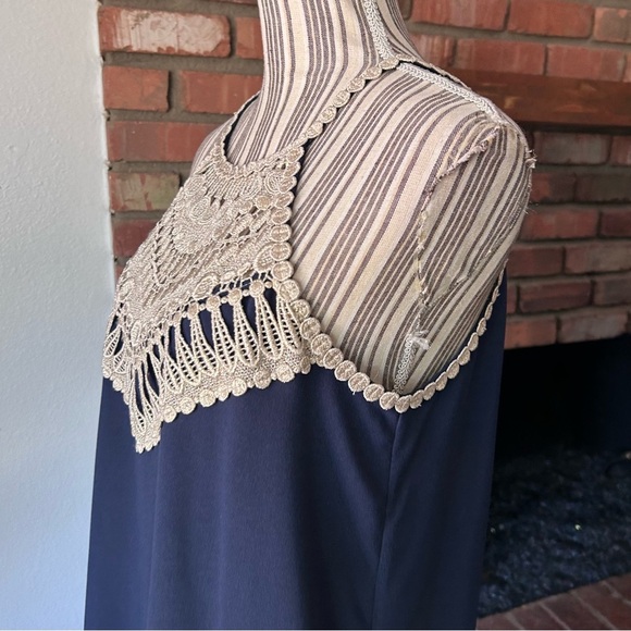 Lilly Pulitzer Pearl Soft Shift Dress in True Navy Blue Sz 8 - Picture 6 of 9